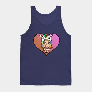 Kawaii Unicorn Tank Top